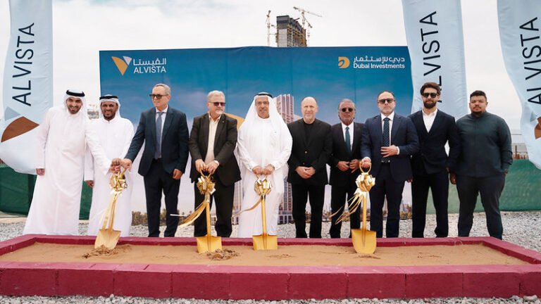 باشرت أعمال الإنشاء الرئيسة.. "دبي للاستثمار" تضع حجر الأساس لمشروع "الفيستا" في "ميدان"