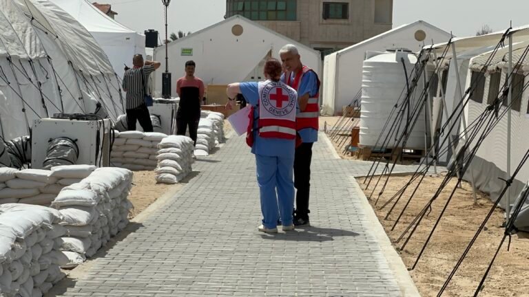 تحذير الصليب الأحمر الشرق الأوسط