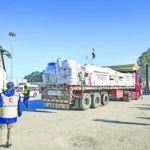 الإمارات تواصل دعم غزة.. وصول 100 طن مساعدات عبر جسر حميد الجوي إلى العريش