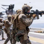 The US military announces it has begun intercepting ships bound for Iran