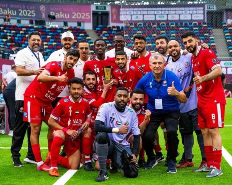 منتخب الإمارات الوطني لكرة القدم المصغرة الأول آسيوياً والـ 16 عالمياً