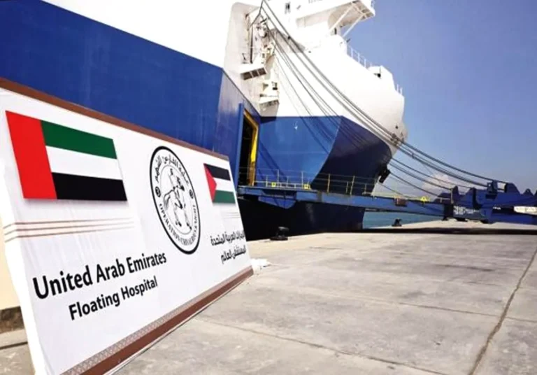 المستشفى الإماراتي العائم يستقبل مرضى جدد من غزة ويرفع الإجمالي