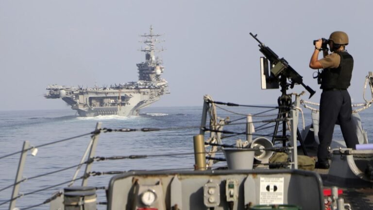 British military move to break the shipping blockade in the Strait of Hormuz