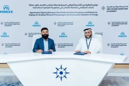 With the aim of developing mining technologies in the Democratic Republic of the Congo.. Cooperation between Abu Dhabi Maritime and MINX