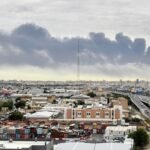 Fire at Kuwait International Airport after drone attack; no injuries reported