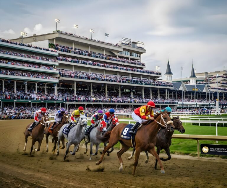 Coinciding with the "Kentucky Derby".. Churchill Downs Racecourse hosts the UAE President's Cup for Arabian Horses