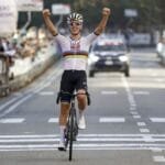 Paris-Roubaix race.. Pugachar drives the Emirates Cycling