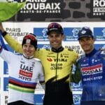 Paris-Roubaix race.. Emirates Cycling ranks second