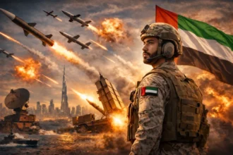 نسور السماء.. الدفاعات الجوية الإماراتية تتعامل حالياً مع اعتداءات صاروخية وطائرات مسيرة قادمة من إيران