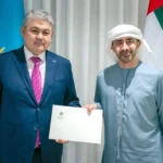 The UAE President received a message from the President of Kazakhstan regarding strengthening bilateral relations.