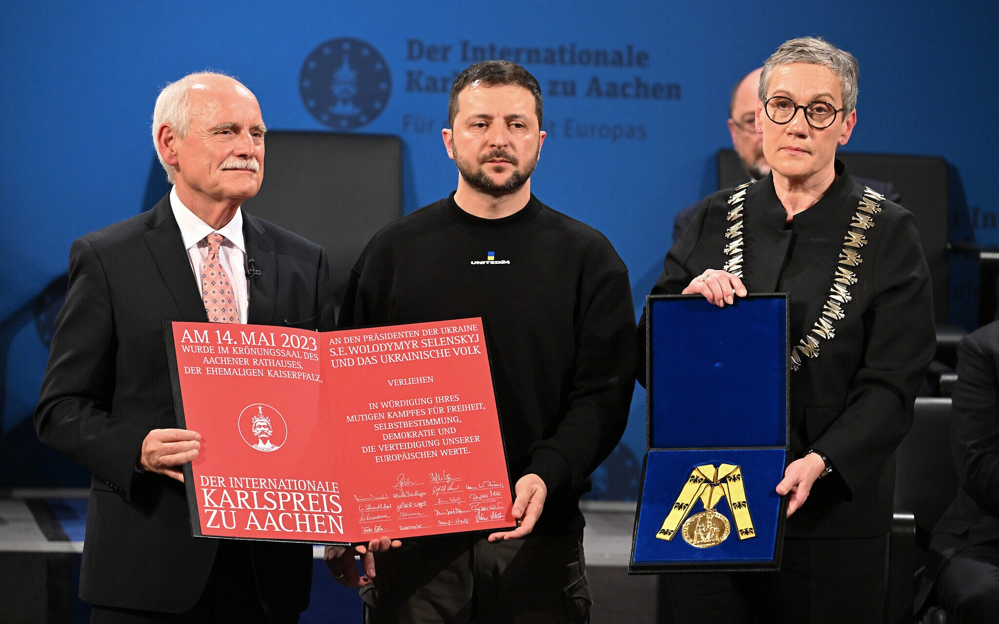 In recognition of Ukraine’s resilience, Zelenskyy receives the “Four Freedoms International” award in the Netherlands