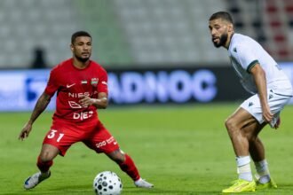 Shabab Al Ahli vs Khorfakkan match