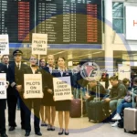 شلل جزئي في المطارات الألمانية.. إلغاء مئات الرحلات بسبب إضراب طياري لوفتهانزا