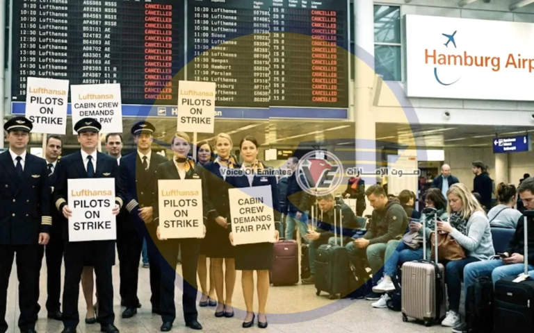 شلل جزئي في المطارات الألمانية.. إلغاء مئات الرحلات بسبب إضراب طياري لوفتهانزا