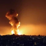 عاجل قصف محطة كهرباء في مشهد شمال شرق إيران