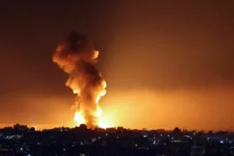 عاجل قصف محطة كهرباء في مشهد شمال شرق إيران