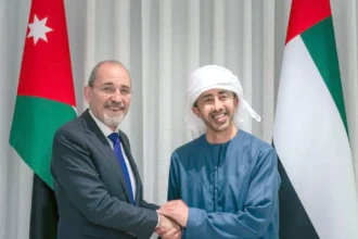 عبدالله بن زايد يستقبل أيمن الصفدي ويبحثان العلاقات الثنائية وتطورات المنطقة