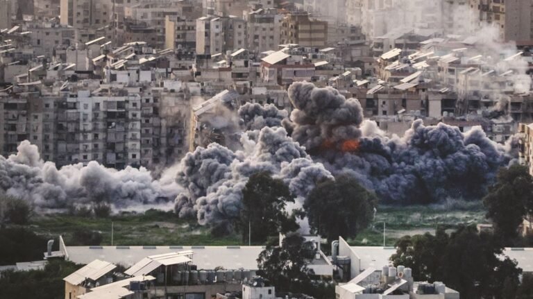 استشهاد 5 أشخاص إثر غارة إسرائيلية استهدفت منطقة الجناح جنوب بيروت