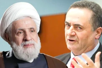 كاتس نعيم قاسم يلعب بالنار وستحرق حزب الله وكل لبنان