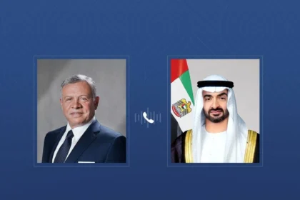 محمد بن زايد وملك الأردن يبحثان هاتفياً التطورات الإقليمية والتعاون المشترك