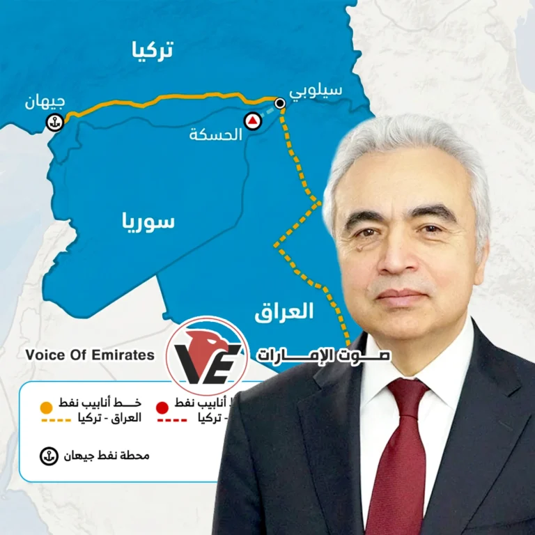 مدير وكالة الطاقة يقترح خط العراق-تركيا كبديل استراتيجي لمضيق هرمز