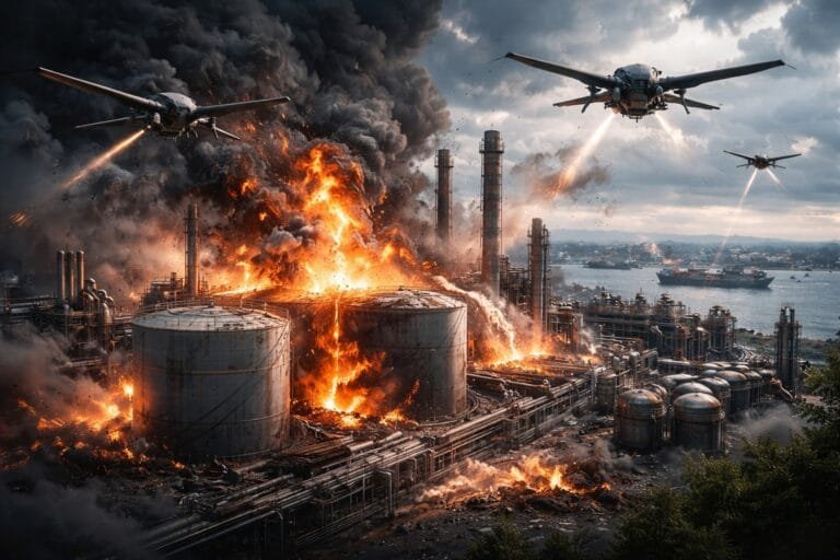 War drones strike deep inside Russia... Taganrog under fire