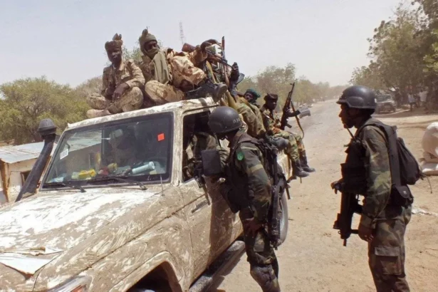 Five Nigerian soldiers killed in a violent attack by ISIS on a military base
