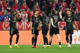 Paris Saint-Germain vs Bayern Munich match