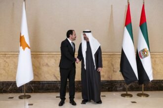 The President of the UAE and the President of Cyprus discuss strengthening the comprehensive strategic partnership between the two countries