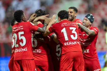 مباراة شباب الأهلي والنصر