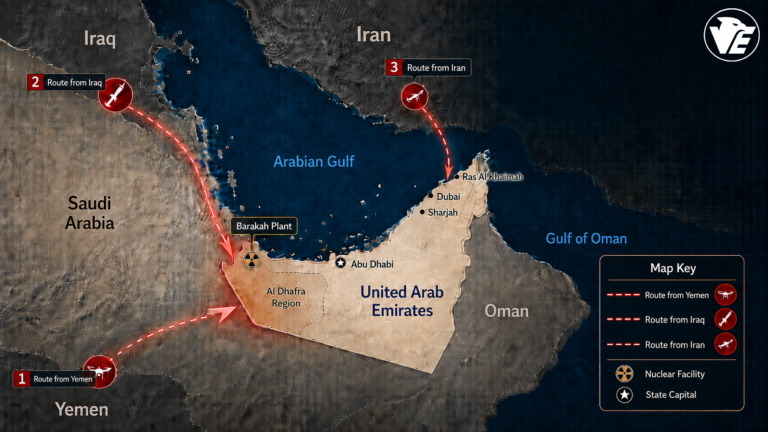 The UAE’s Danger Map: Where Did Missiles and Drones Enter Its Airspace From?