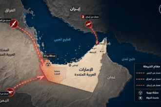 خريطة الخطر حول الإمارات: من أين دخلت الصواريخ والمسيّرات؟