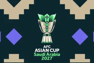 The logo for the 2027 AFC Asian Cup in Saudi Arabia