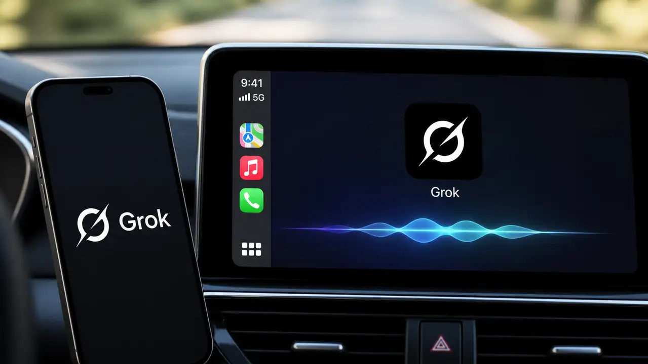 Elon Musk's Grok AI Assistant Now Available on Apple CarPlay