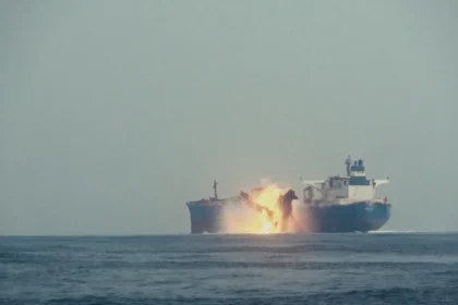 A cargo ship was targeted off the coast of Qatar and a fire on board was brought under control