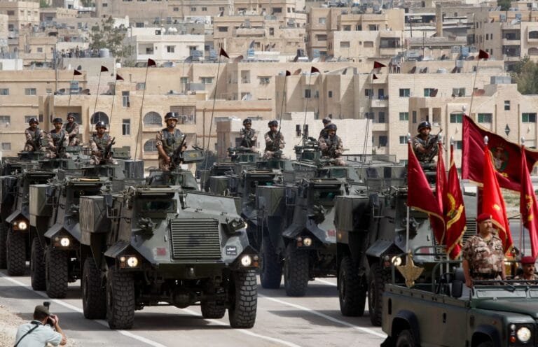 Electronically guided balloons... The Jordanian army foils two attempts to smuggle sophisticated drugs on its eastern border
