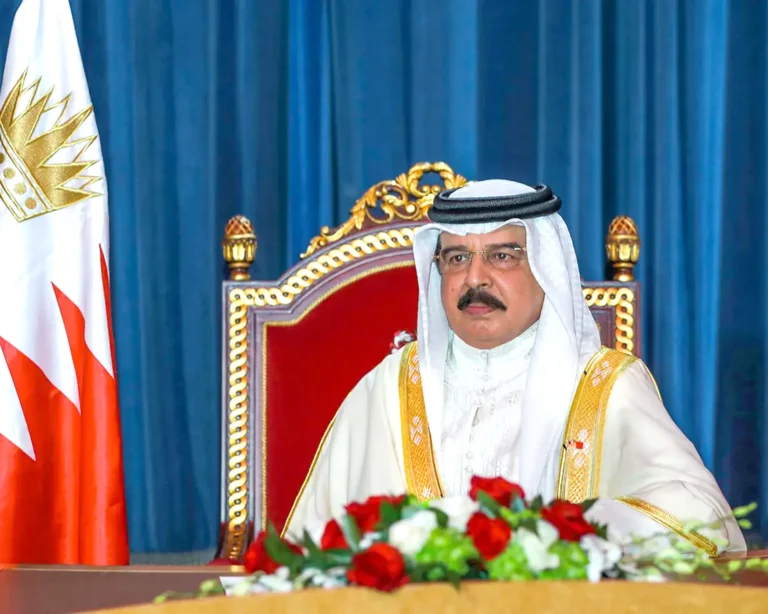 ملك البحرين: نرفض التدخل الإيراني ونتمسك بوحدة الصف وحماية الأمن الوطني