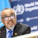 المدير العام لمنظمة الصحة العالمية تيدروس أدهانوم جيبريسوس-إيبولا
