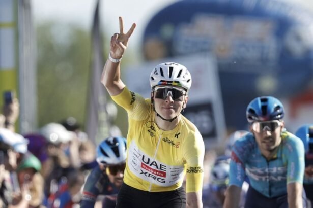 Romany Tour.. Emirates Team cyclist Pugachar wins the second stage and strengthens his lead