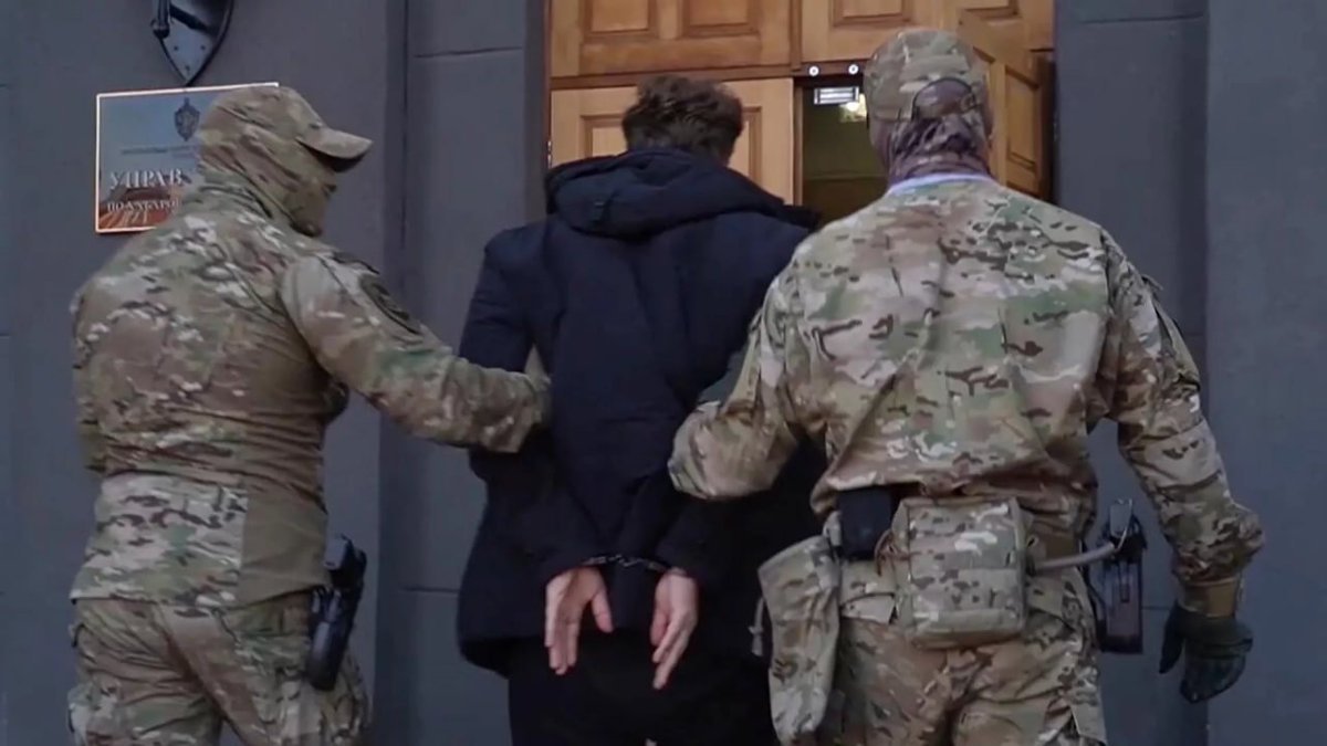 A Russian clergyman was arrested in the Czech Republic after suspicious materials were found in his car