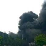 حريق في مصنع لزيوت المحركات شمال غربي إيران