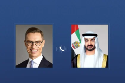 UAE President discusses strengthening cooperation and regional developments with Finnish President