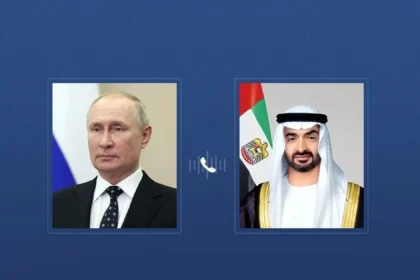 رئيس الإمارات يتلقى اتصالاً هاتفياً من الرئيس الروسي