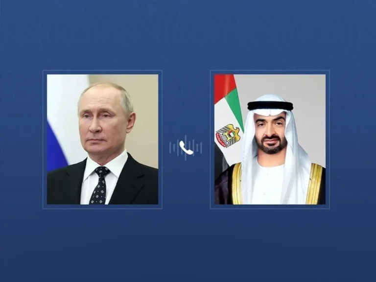 UAE President receives phone call from Russian President