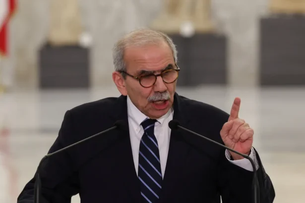 Lebanese Prime Minister Nawaf Salam