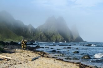 A magnitude 4 earthquake strikes the southern coast of the Kuril Islands, but no tsunami threat