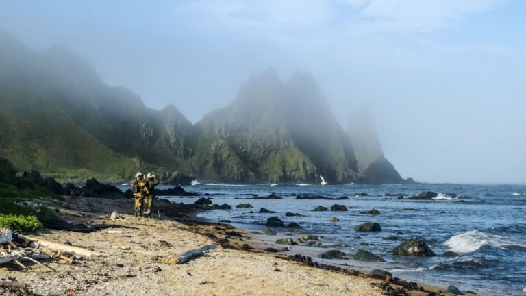 A magnitude 4 earthquake strikes the southern coast of the Kuril Islands, but no tsunami threat