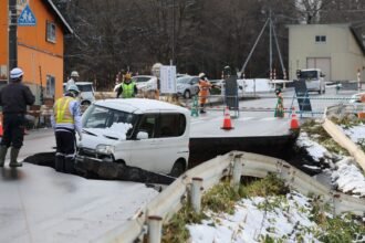 A 5.9 magnitude earthquake strikes Kagoshima Islands in southern Japan