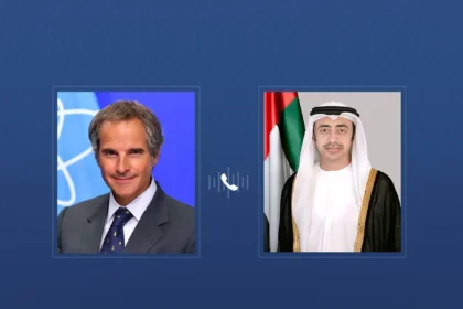عبدالله بن زايد يؤكد لـالوكالة الدولية للطاقة الذرية إدانة الإمارات للاعتداء على محطة براكة