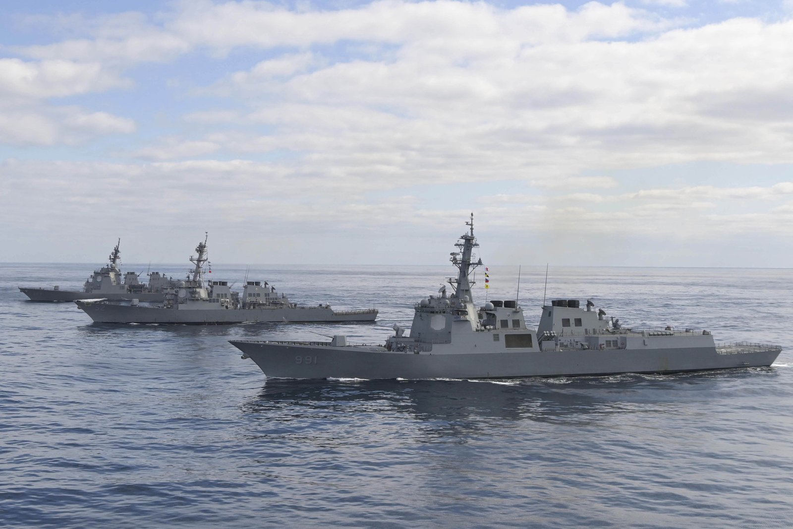 After a nine-year hiatus, South Korea and Japan resume joint naval exercises